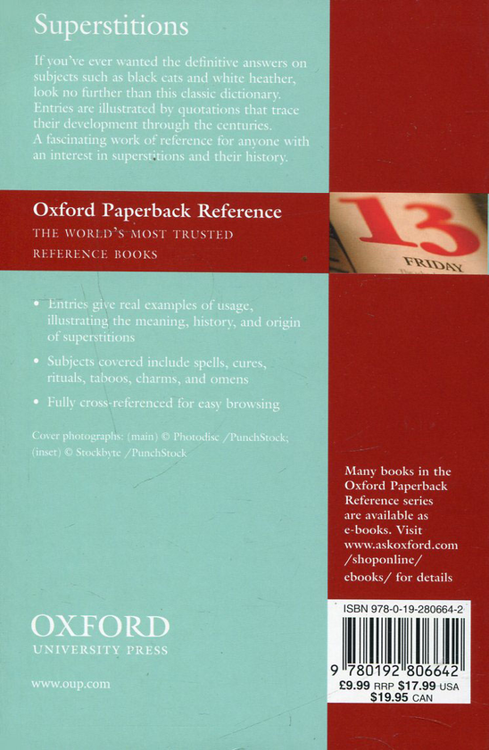 [object Object] «Oxford Dictionary of Superstitions», авторов Иона Опи, Мойра Татем - фото №3 - миниатюра