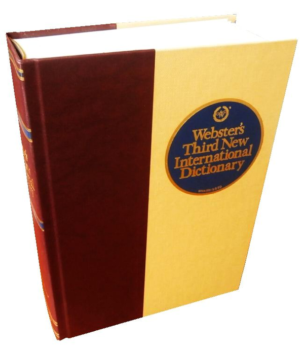 Бумажная книга «Webster's Third New International Dictionary» - фото №1