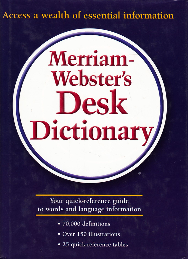 Бумажная книга «Merriam-Webster's Desk Dictionary» - фото №1