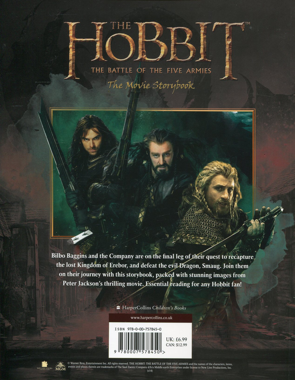 Бумажная книга «The Hobbit. The Battle of the Five Armies. The Movie Storybook», автор Наташа Хаджес - фото №1