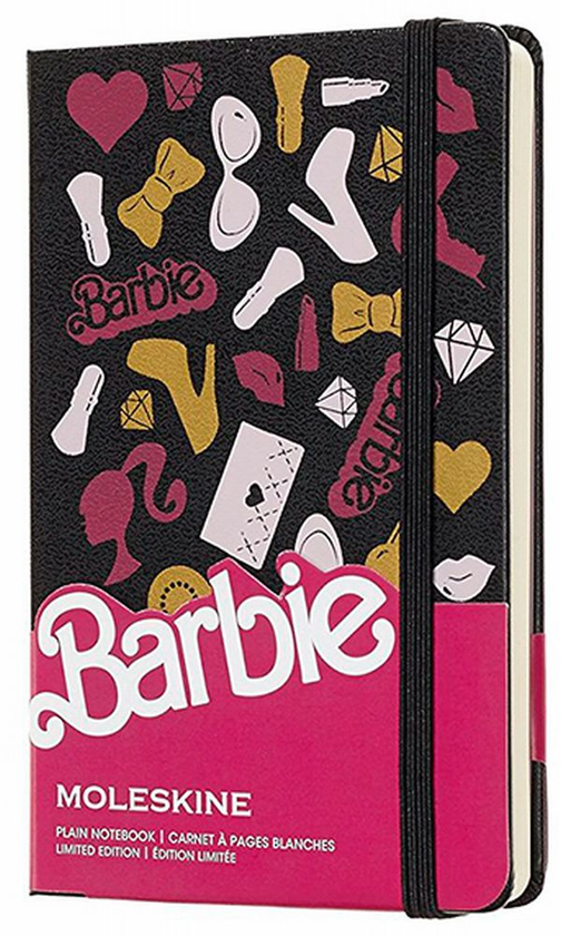  «Блокнот Moleskine Barbie маленький нелинованный черный (LEBRQP012)», бренда Moleskine - фото №1