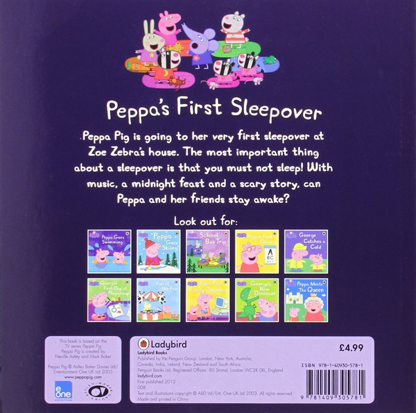Паперова книга «Peppa Pig. Peppas First Sleepover» - фото №1
