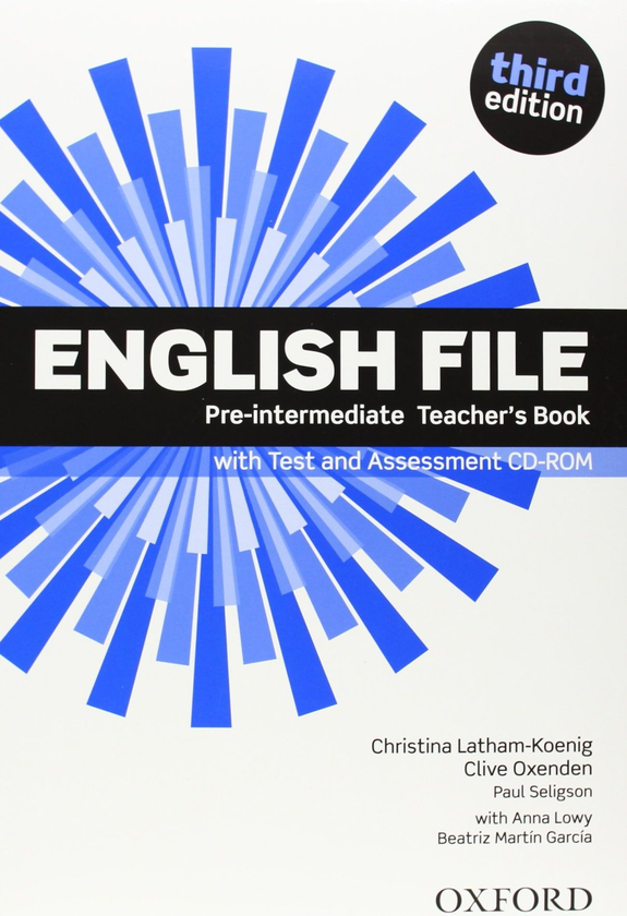 [object Object] «English File. Pre-Intermediate. Teacher's Book with Test and Assessment CD-ROM», автор Крістіна Латам-Кеніґ - фото №1