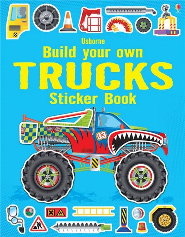 Паперова книга «Build Your Own Trucks Sticker Book» - фото №1