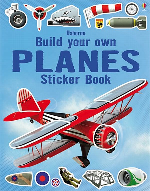 Бумажная книга «Build Your Own Planes Sticker Book» - фото №1