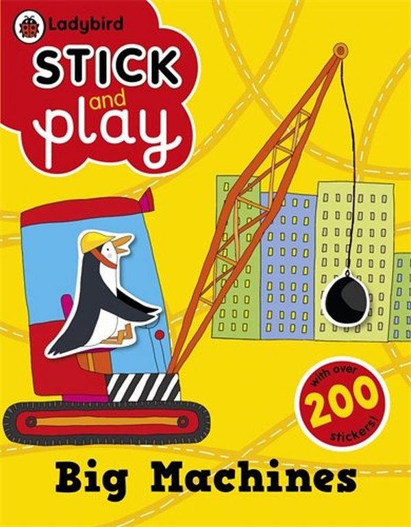 Паперова книга «Big Machines. Ladybird Stick and Play Activity Book» - фото №1