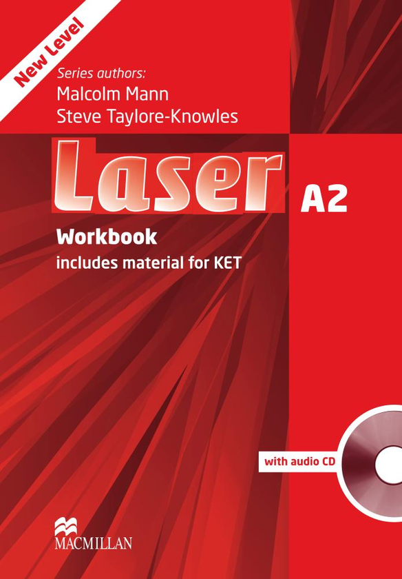 [object Object] «Laser A2 Workbook without Key (+CD-ROM)», авторов Малькольм Манн, Стив Тейлор-Ноулз - фото №1