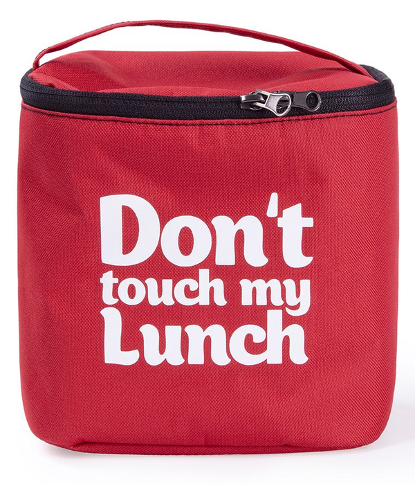 «Термо-сумка для ланча Just Cover Ланч бэг Don't Touch My Lunch красный maxi (4823087003629)», бренда Just Cover - фото №1