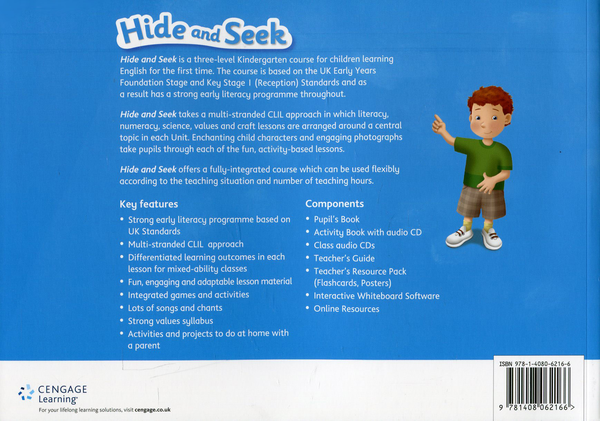 Бумажная книга «Hide and Seek. Level 1. Pupil's Book (+ наклейки)», авторов Джейн Томпсон, Стивен Томпсон - фото №1