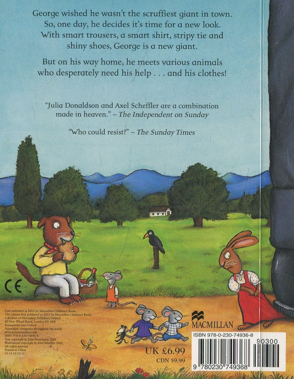 Паперова книга «The Smartest Giant in Town», автор Джулія Дональдсон - фото №1