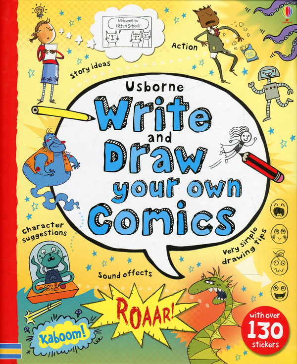 Бумажная книга «Write and Draw Your Own Comics (+ наклейки)» - фото №1