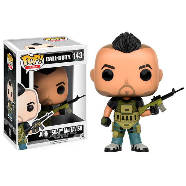  «Коллекционная фигурка Funko Pop! Pop Games John Soap MacTavish (FK11849)», бренда Funko Pop - фото №1