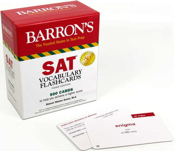 Бумажная книга «SAT Vocabulary Flashcards. Barron's Test Prep», автор Шарон Вайнер Грин - фото №1