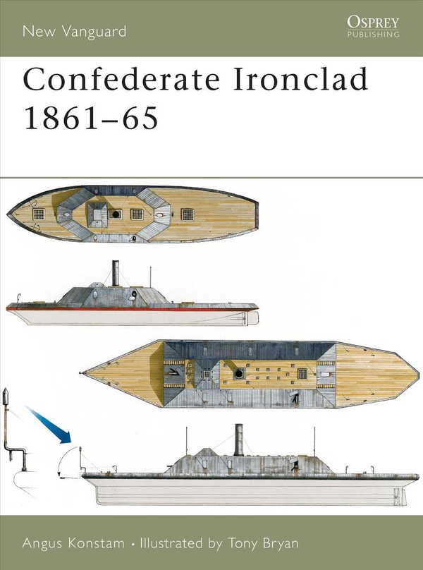 Бумажная книга «Confederate Ironclad 1861–65», автор Ангус Констам - фото №1