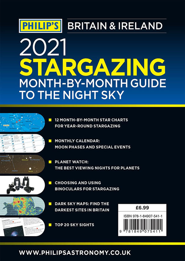 Бумажная книга «Philip's Stargazing Month-by-Month Guide to the Night Sky Britain & Ireland », авторов Хизер Купер, Найджел Хенбест - фото №1