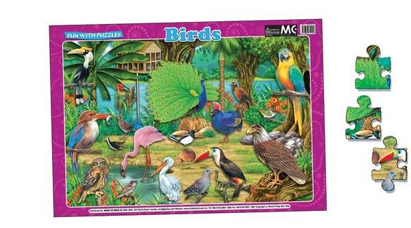 Паперова книга «Fun With Puzzles. Birds» - фото №1
