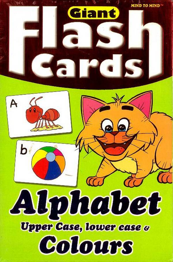 [object Object] «Giant Flash Cards. Alphabet, Upper Case, Lower Case & Colours» - фото №1