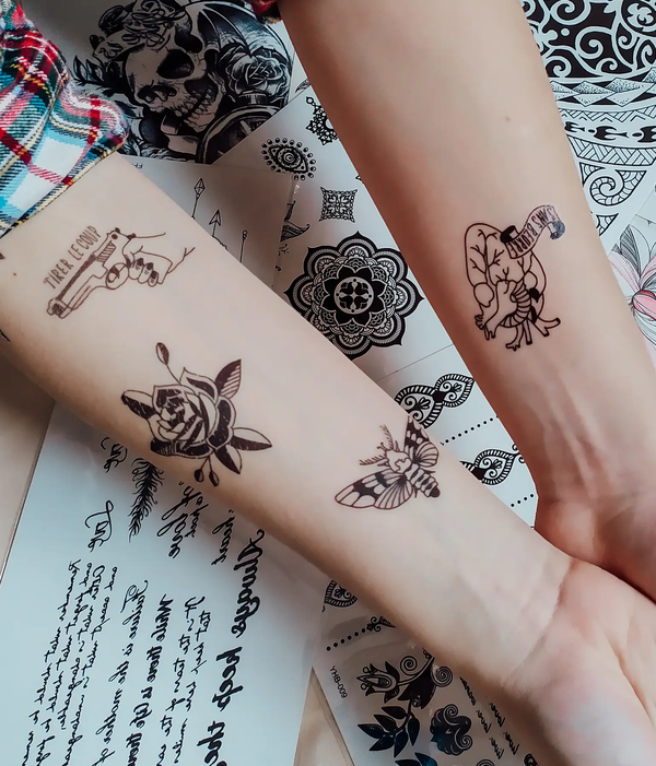 «Тимчасове тату Tattooshka Брутальність (HB-587)», бренда Tattooshka - фото №1
