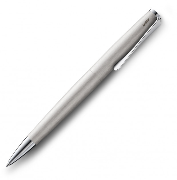  «Ручка шариковая Lamy Studio Матовый Хром (4014519901983)», бренда Lamy - фото №1