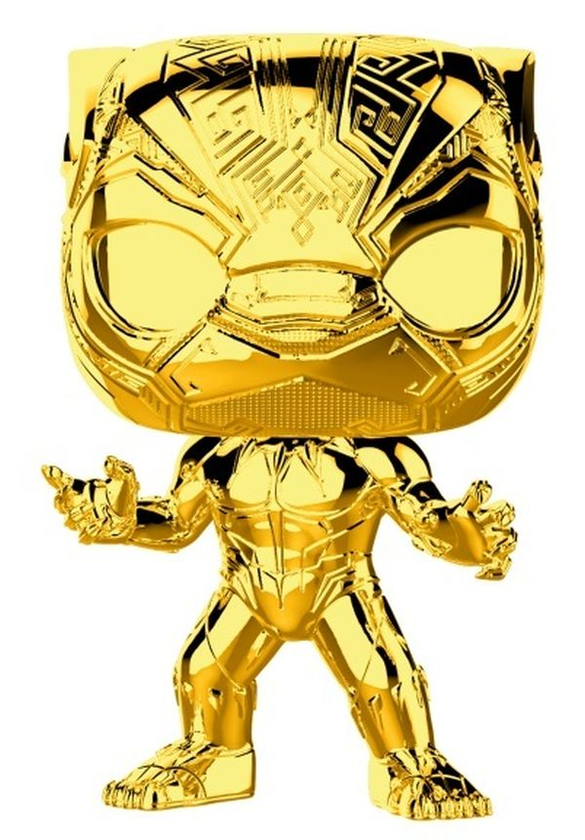  «Коллекционная фигурка Funko POP! Black Panther Chrome (FK33520)», бренда Funko Pop - фото №1