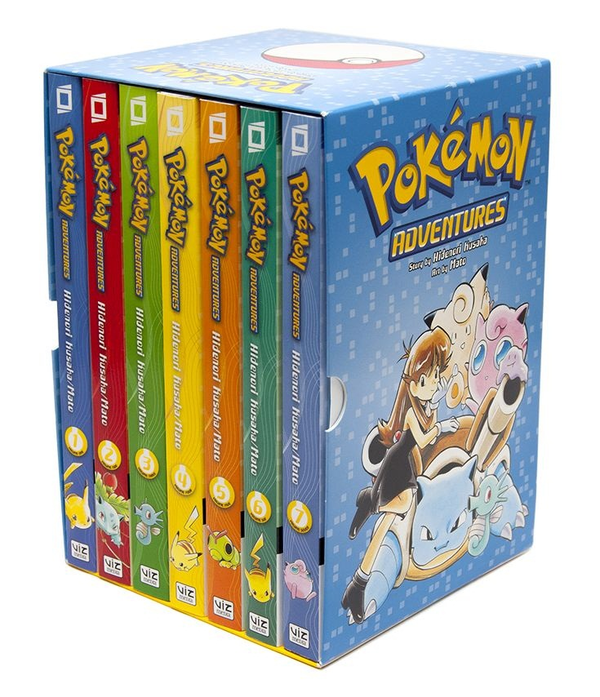 Бумажная книга «Pokemon Adventures. Red & Blue Box Set (Volumes 1-7)», автор Хидэнори Кусака - фото №1