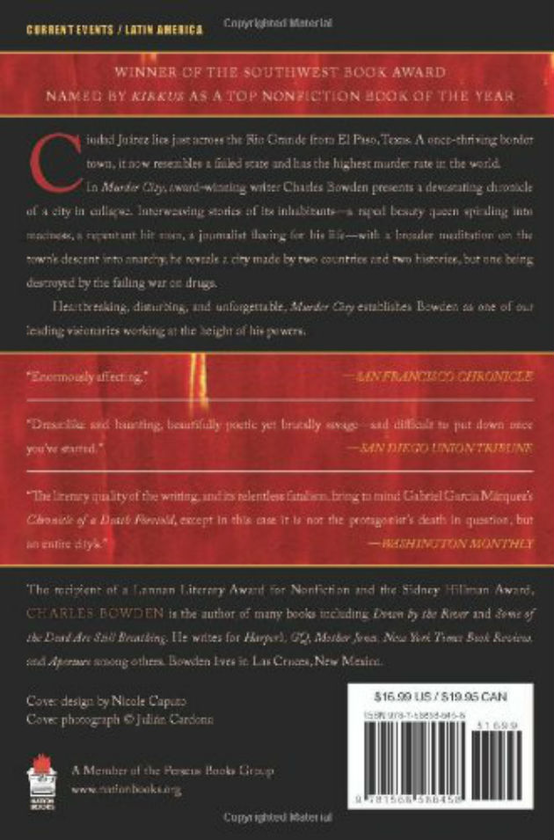 Бумажная книга «Murder City», автор Чарльз Боуден - фото №1