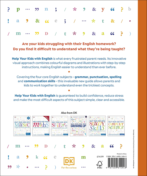 Паперова книга «Help Your Kids with English, Ages 10-16 (Key Stages 3-4)», автор Керол Вордерман - фото №1