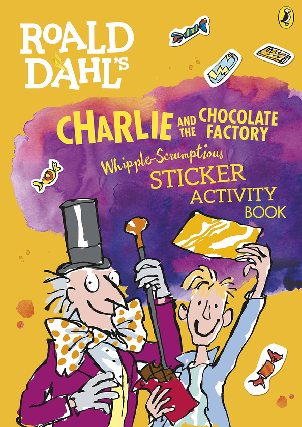Бумажная книга «Roald Dahls Charlie and the Chocolate Factory Whipple-Scrumptious Sticker Activity Book», автор Роальд Даль - фото №1