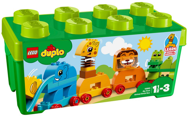  «Конструктор LEGO DUPLO Коробка з кубиками Моя перша тварина 34 деталі (10863)», бренду LEGO - фото №1