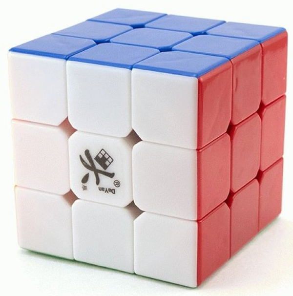  « Игра-головоломка DaYan Кубик V Zhanchi stickerless 3х3х3 (DYZCX1)», бренда DaYan - фото №1