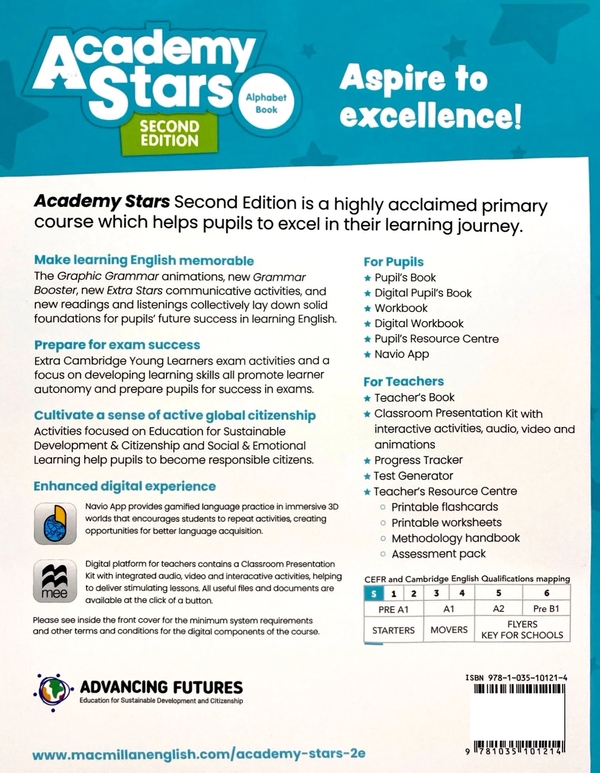 Паперова книга «Academy Stars Alphabet Book With Digital Alphabet Book Starter», авторів Габріель Прітчард, Кетрін Харпер - фото №1