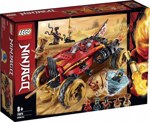  «Конструктор LEGO Ninjago Внедорожник Катана 4x4 450 деталей (70675)», бренда LEGO - фото №1