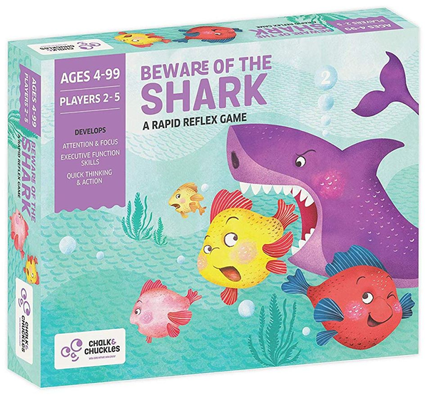  «Настольная игра Chalk & Chuckles Beware of the Shark  (CCPPL029)», бренда Chalk & Chuckles - фото №1