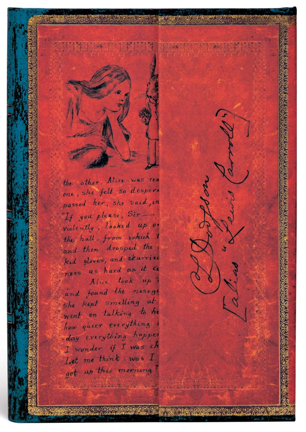  «Блокнот Paperblanks Манускрипты Льюис Кэрролл Алиса Линейка (PB4610-3)», бренда Paperblanks - фото №1
