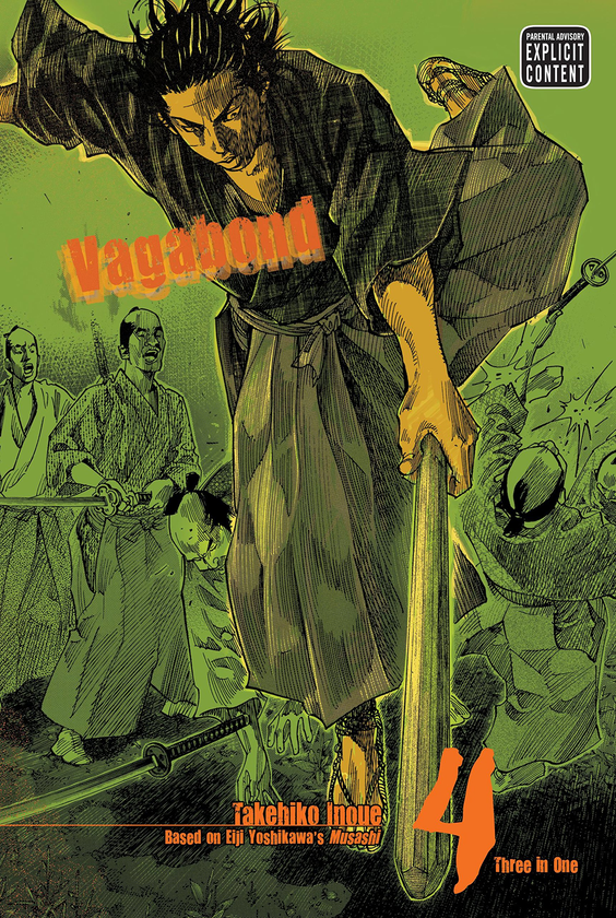 Бумажная книга «Vagabond. 3-in-1 Edition. Volume 4», автор Такэхико Иноуэ - фото №1
