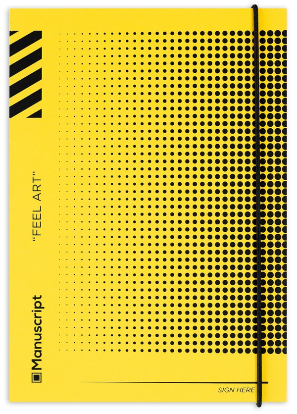 «Скетчбук Manuscript Off-yellow Dot Plus», бренду Manuscript - фото №1