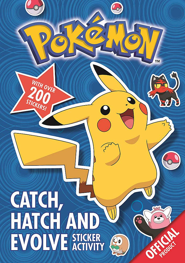 [object Object] «Pokemon: Catch, Hatch and Evolve Sticker Activity: With over 200 stickers» - фото №1