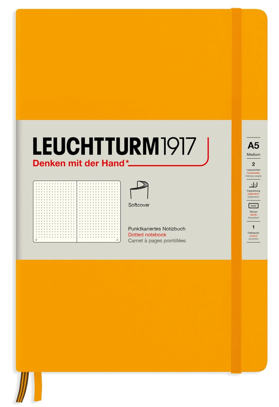  «Блокнот Leuchtturm1917 Rising Colours Rising Sun Точка (363403)», бренда Leuchtturm1917 - фото №1