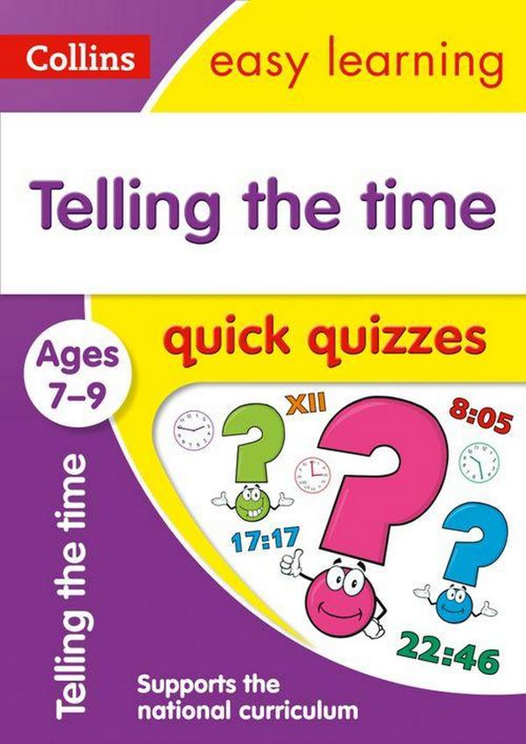 [object Object] «Collins Easy Learning. Telling the Time Quick Quizzes Ages 7-9» - фото №1