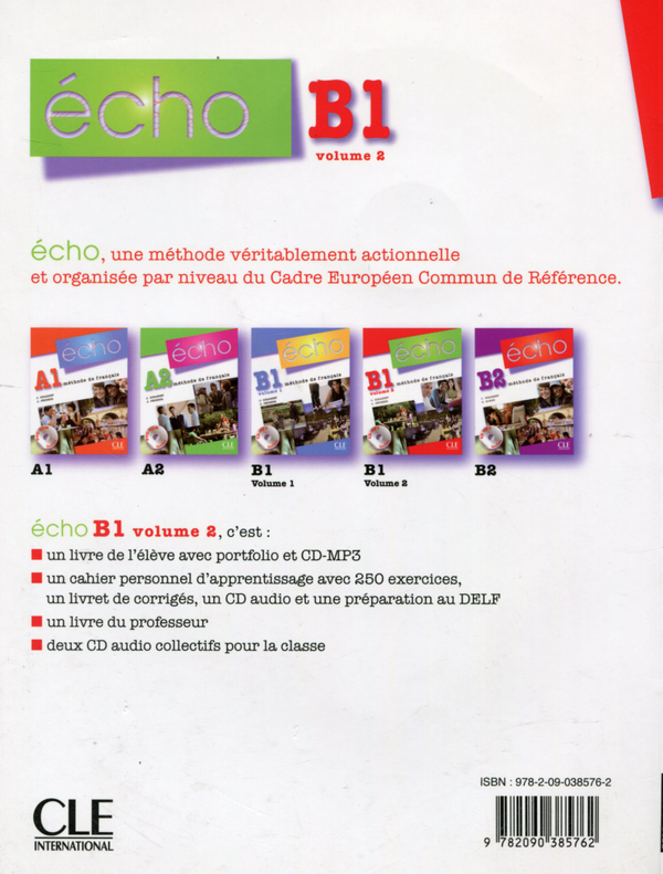 [object Object] «Écho B1 Volume 2 - Cahier d'exercices (+ CD audio)», авторів Джекі Жирарде, Жак Пешер - фото №2 - мініатюра