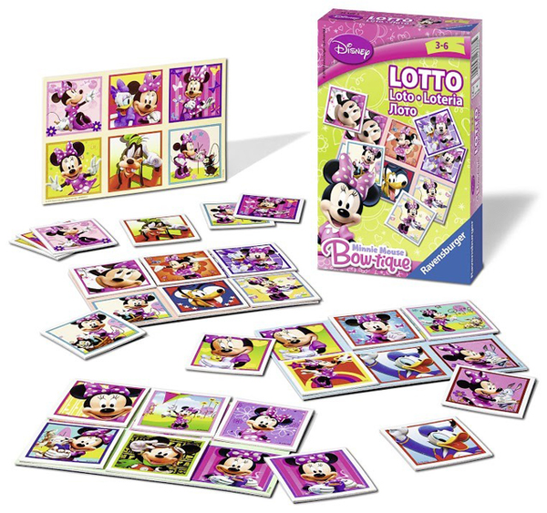  «Настольная игра Ravensburger Лото Минни (RSV-233885)», бренда Ravensburger - фото №1