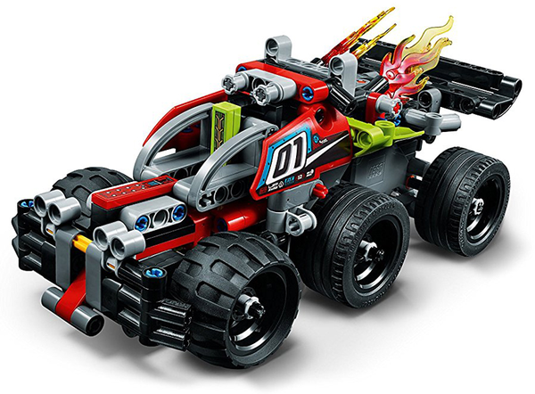  «Конструктор LEGO Technic Зелений автомобіль для перегонів135 деталей (42072)», бренду LEGO - фото №1