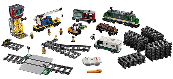  «Конструктор LEGO City Товарный поезд 1226 деталей (60198)», бренда LEGO - фото №1
