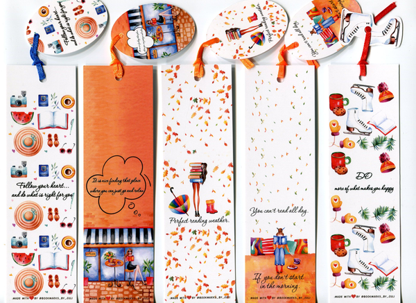 «Набор закладок для книг Bookmarks Perfect Reading 5 шт (0000000000178)», бренда Bookmarks - фото №1