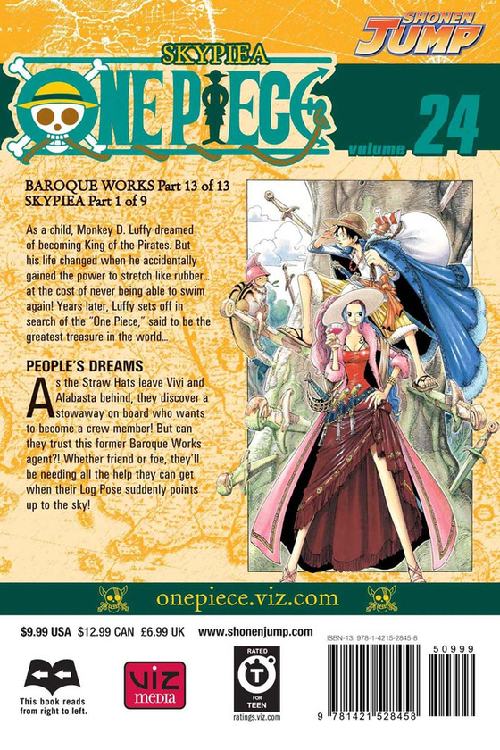 Паперова книга «One Piece. Volume 24», автор Еїтіро Ода - фото №1