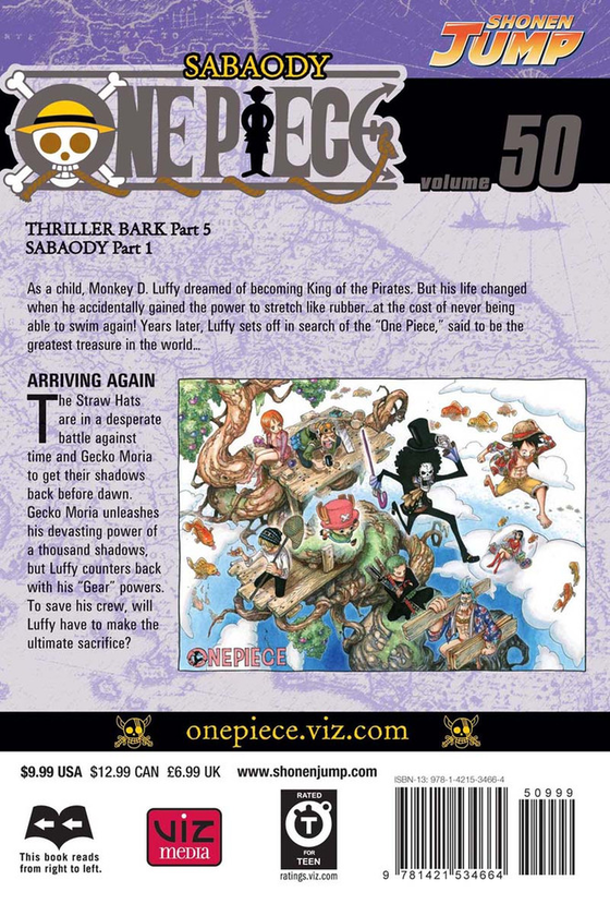 Паперова книга «One Piece. Volume 50», автор Еїтіро Ода - фото №1