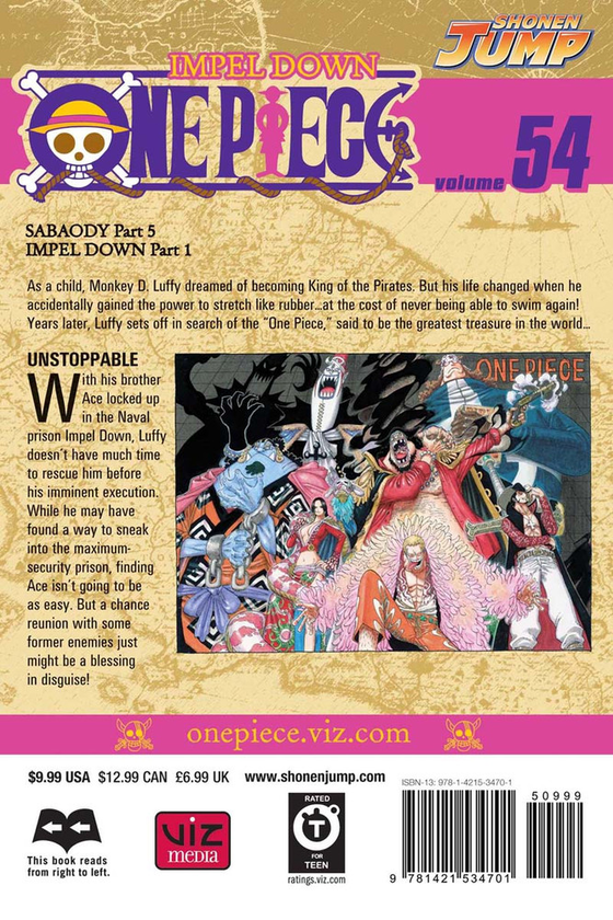 Паперова книга «One Piece. Volume 54», автор Еїтіро Ода - фото №1