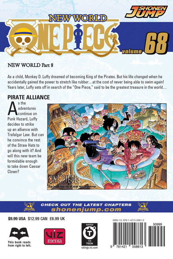 Бумажная книга «One Piece. Volume 68», автор Эйитиро Ода - фото №1