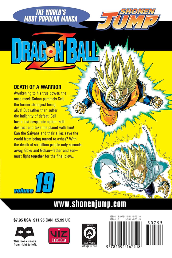 Бумажная книга «Dragon Ball Z. Volume 19», автор Акира Торияма - фото №1