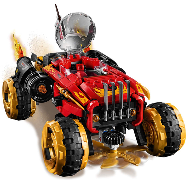  «Конструктор LEGO Ninjago Внедорожник Катана 4x4 450 деталей (70675)», бренда LEGO - фото №1